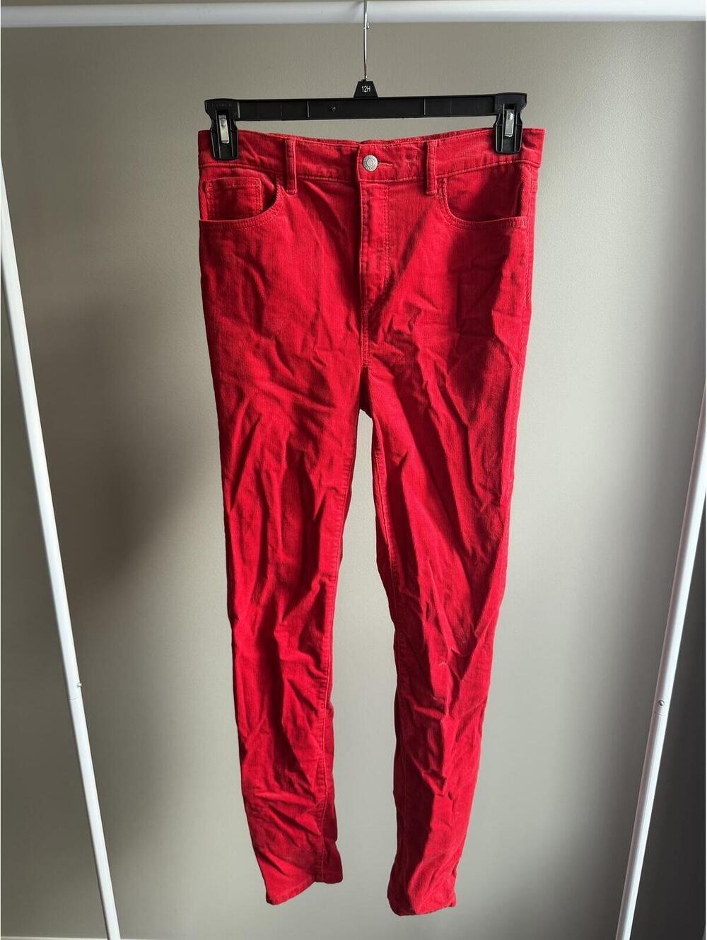 Loft High Waist Skinny corduroy pants